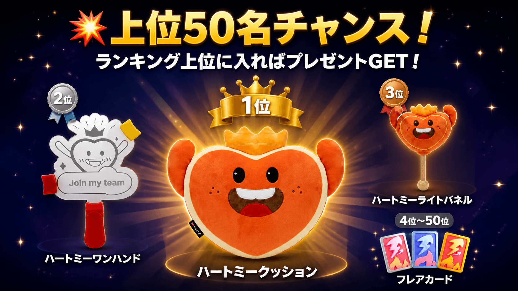 イベント上位入賞商品 キービジュアル
